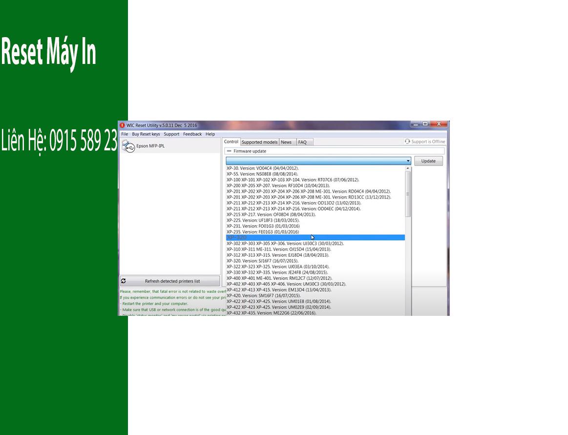 Key Firmware May In Epson XP-320 Step 5